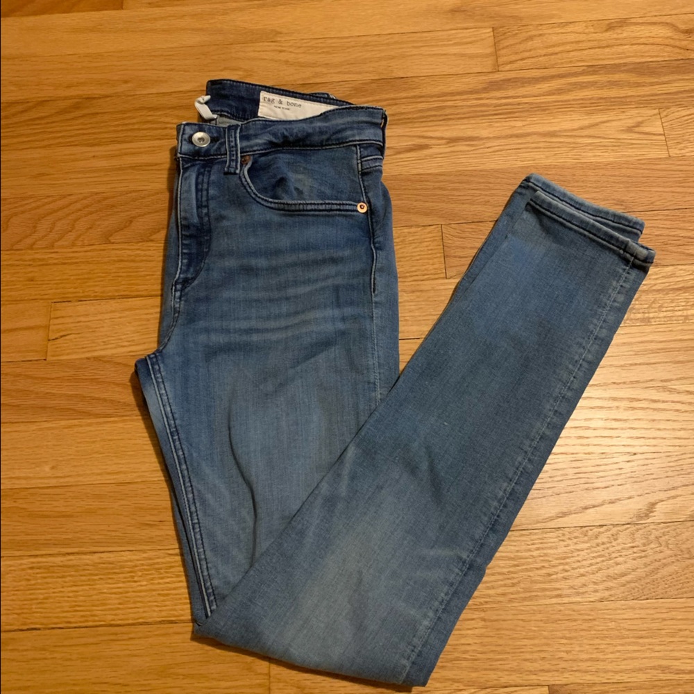Rag & Bone Cate Mid-Rise Skinny Jeans in Vail Size 27